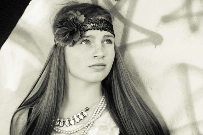BW Dark Dramatic BW Double Black with Cream Photographer
