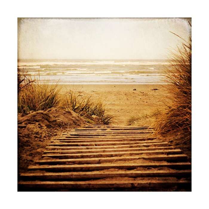 Winter Beach Art Print Photographer