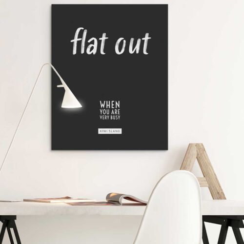 Kiwi Slang Flat Out Photographer