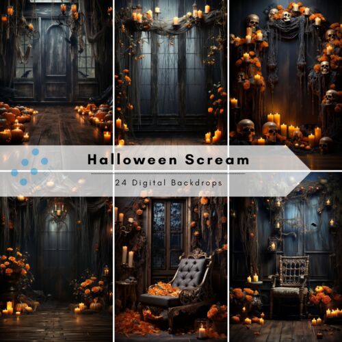Halloween Scream Backdrops